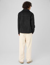 Veste zipp&eacute;e en su&eacute;dine