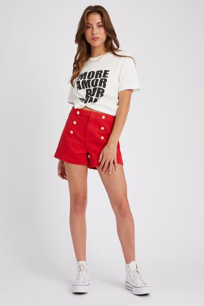 Short boutons fantaisie