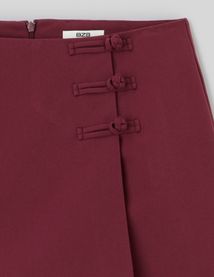 Jupe short en polyester recycl&eacute;