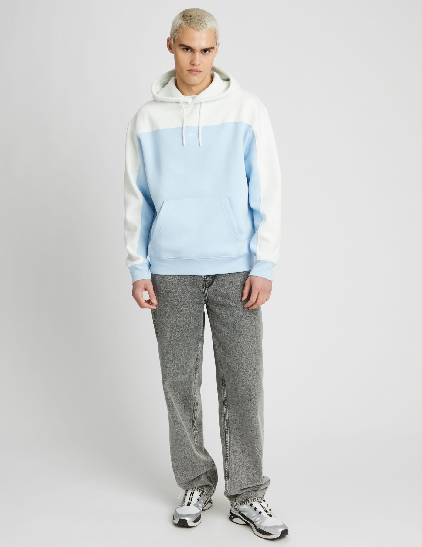 Sweat à capuche colorblock