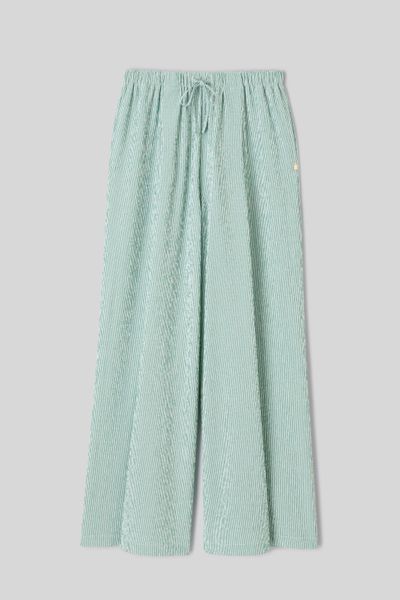 Pantalon large ray&eacute;