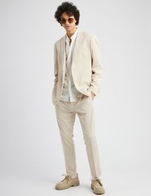 Veste de costume coupe droite
