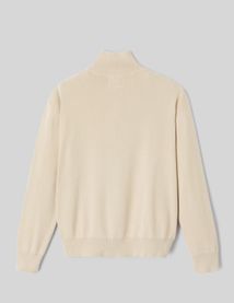Pull col montant zippé