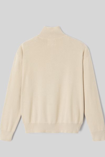 Pull col montant zippé