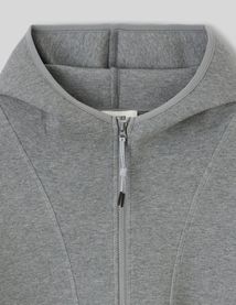 Sweat zipp&eacute; &agrave; capuche