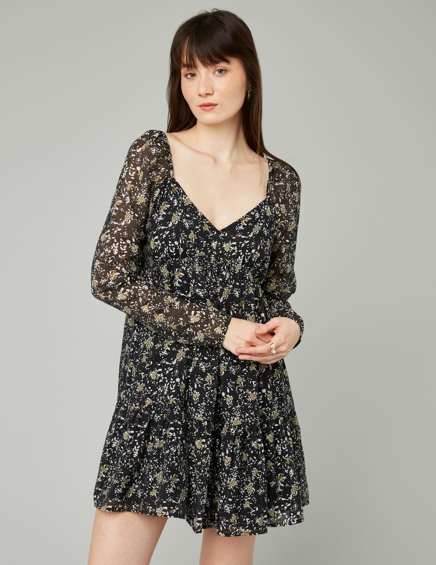Robe courte imprimée