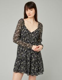 Robe courte imprimée