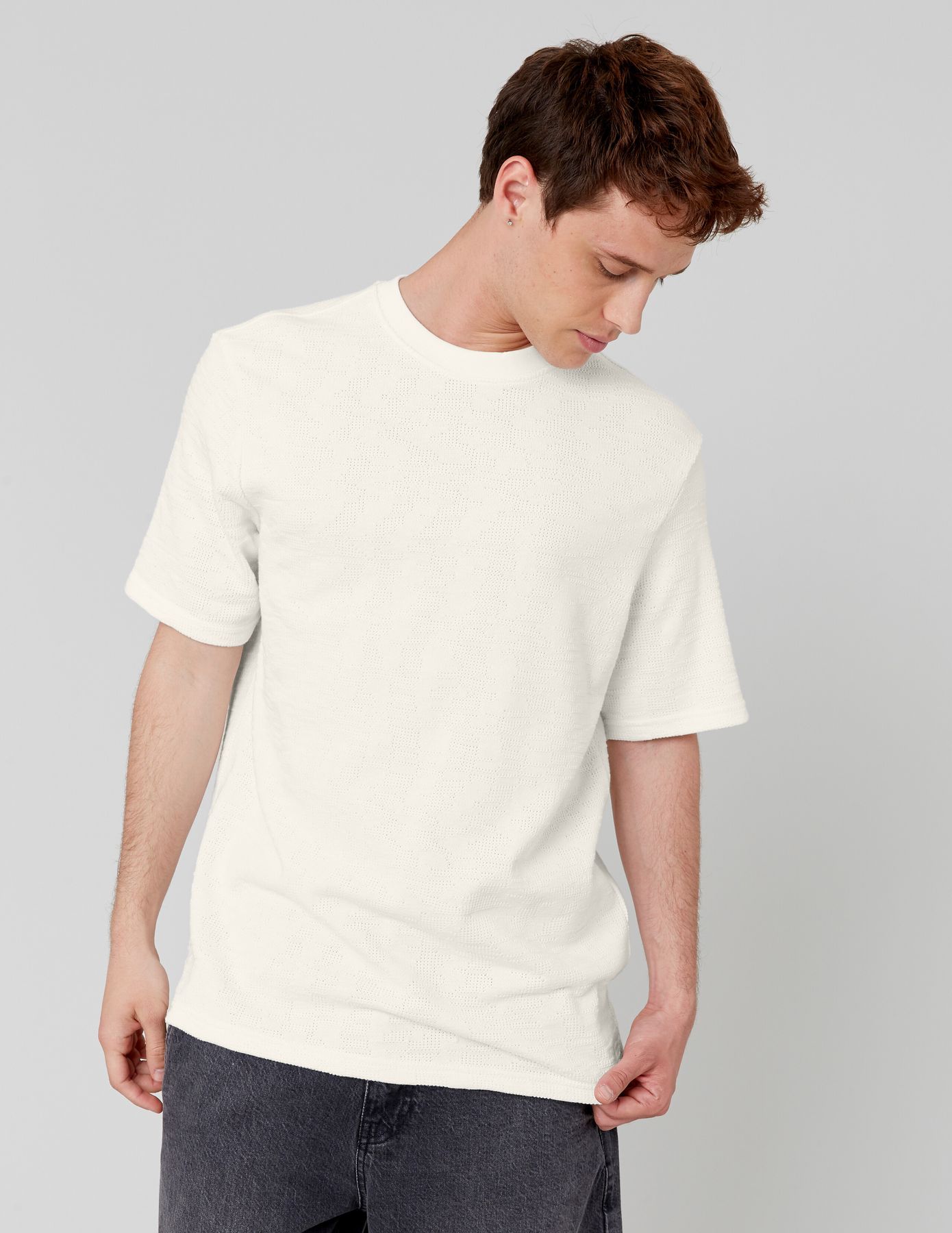 T-shirt matière fantaisie