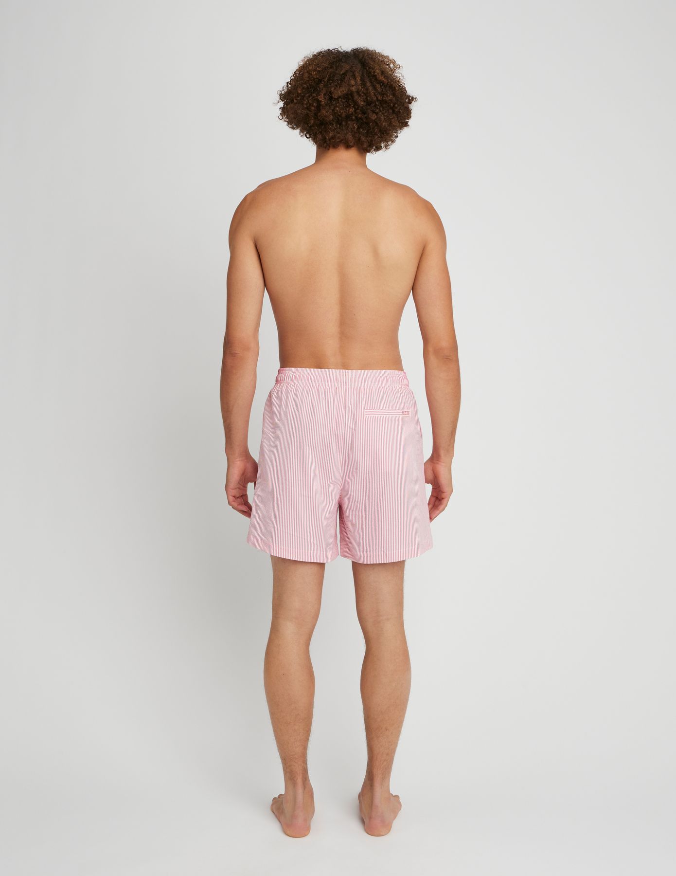Short de bain en seersucker