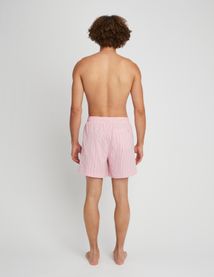 Short de bain en seersucker