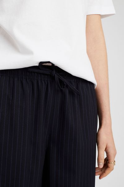 Pantalon fluide rayé