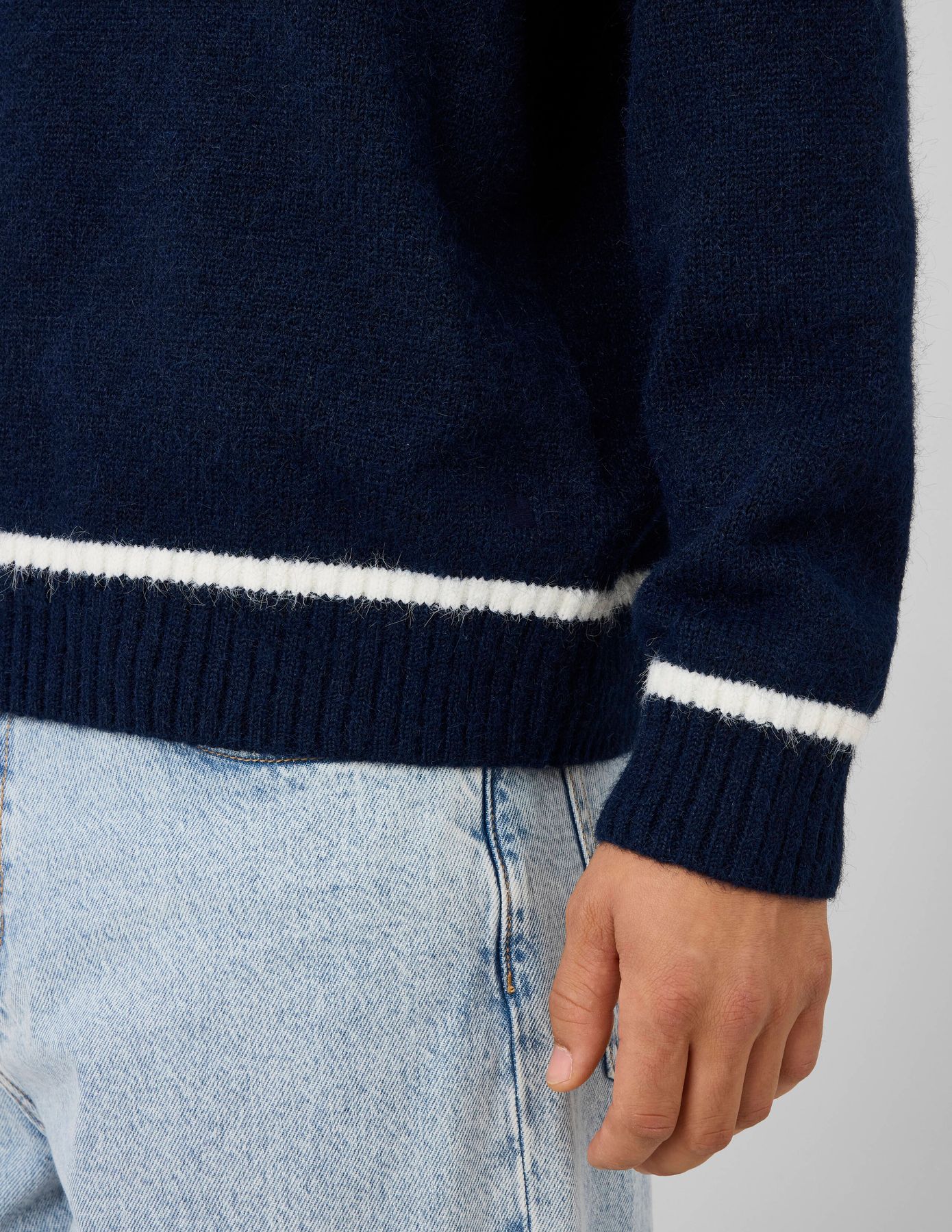 Pull col polo liseret