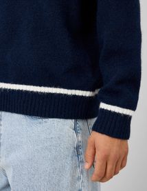 Pull col polo liseret