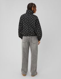 Blouson l&eacute;ger imprim&eacute; pois