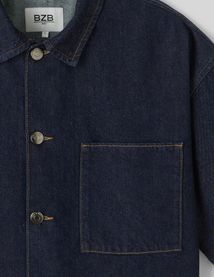 Chemise manches courtes en jean