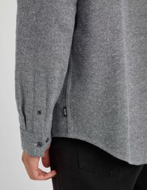Chemise droite flanelle unie