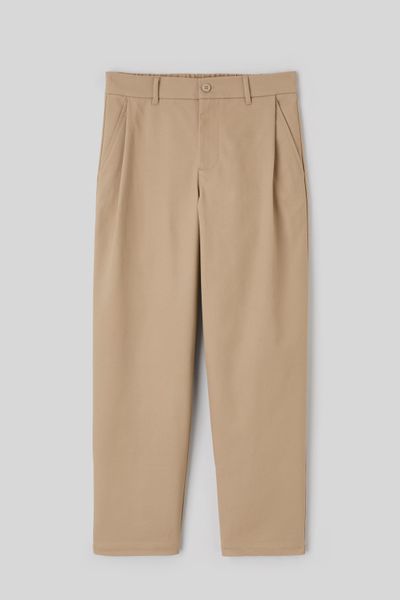 Pantalon chino &agrave; pinces