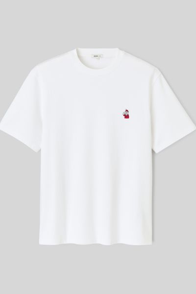 T-shirt broderie poitrine