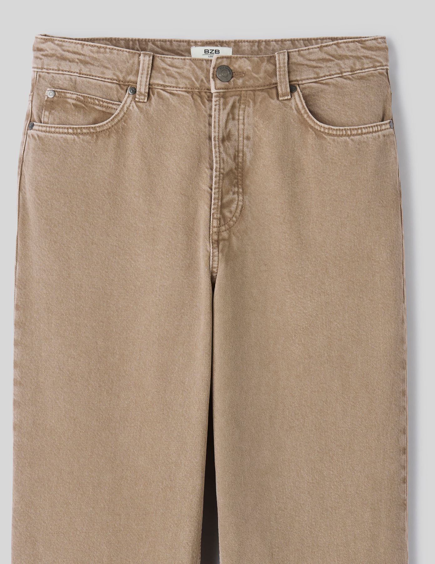 Pantalon loose de couleur