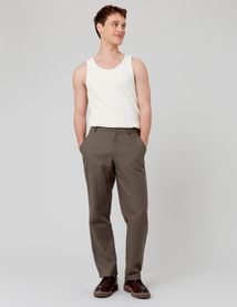 Pantalon de ville coton lin