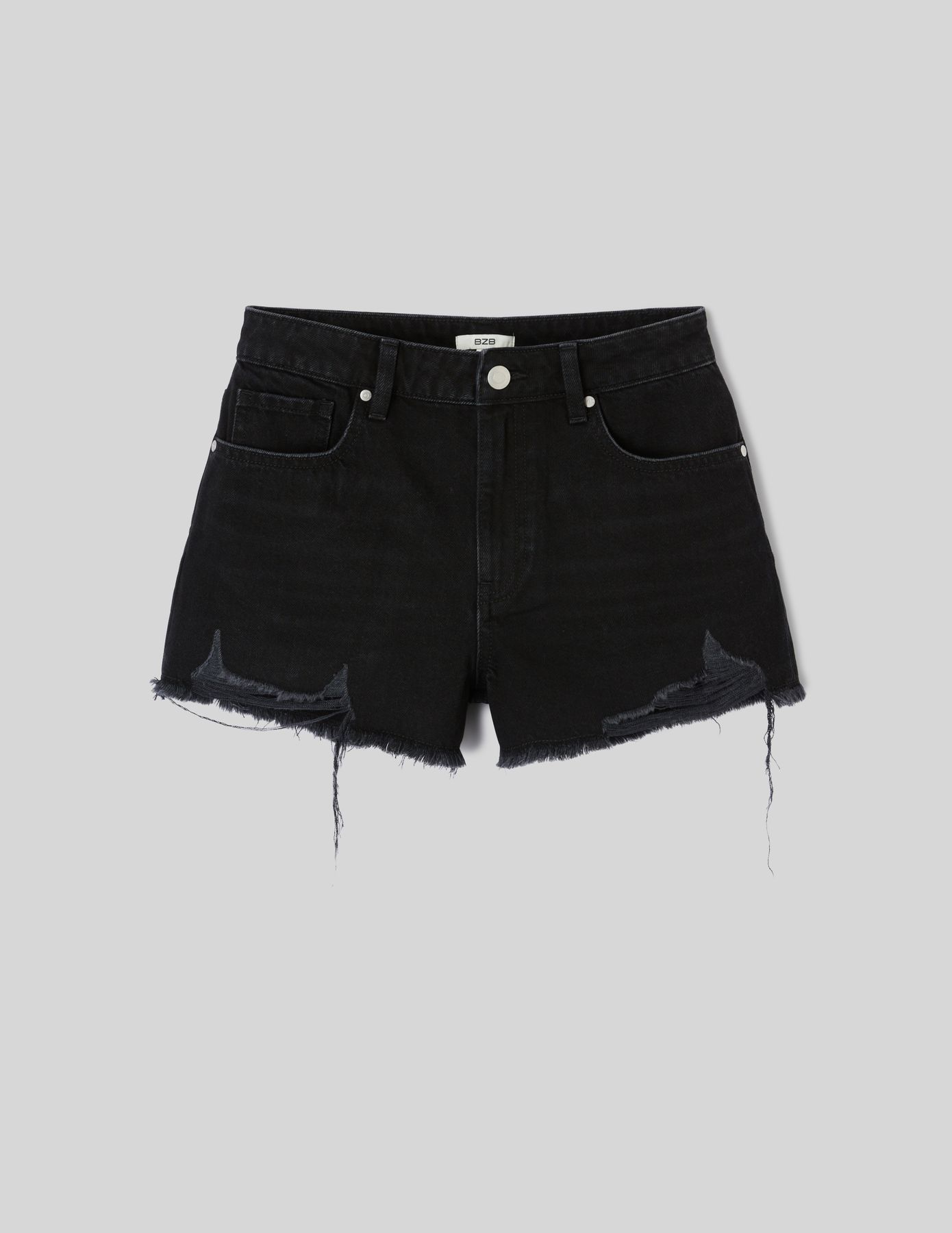 Short en Denim Raw cut