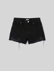 Short en Denim Raw cut