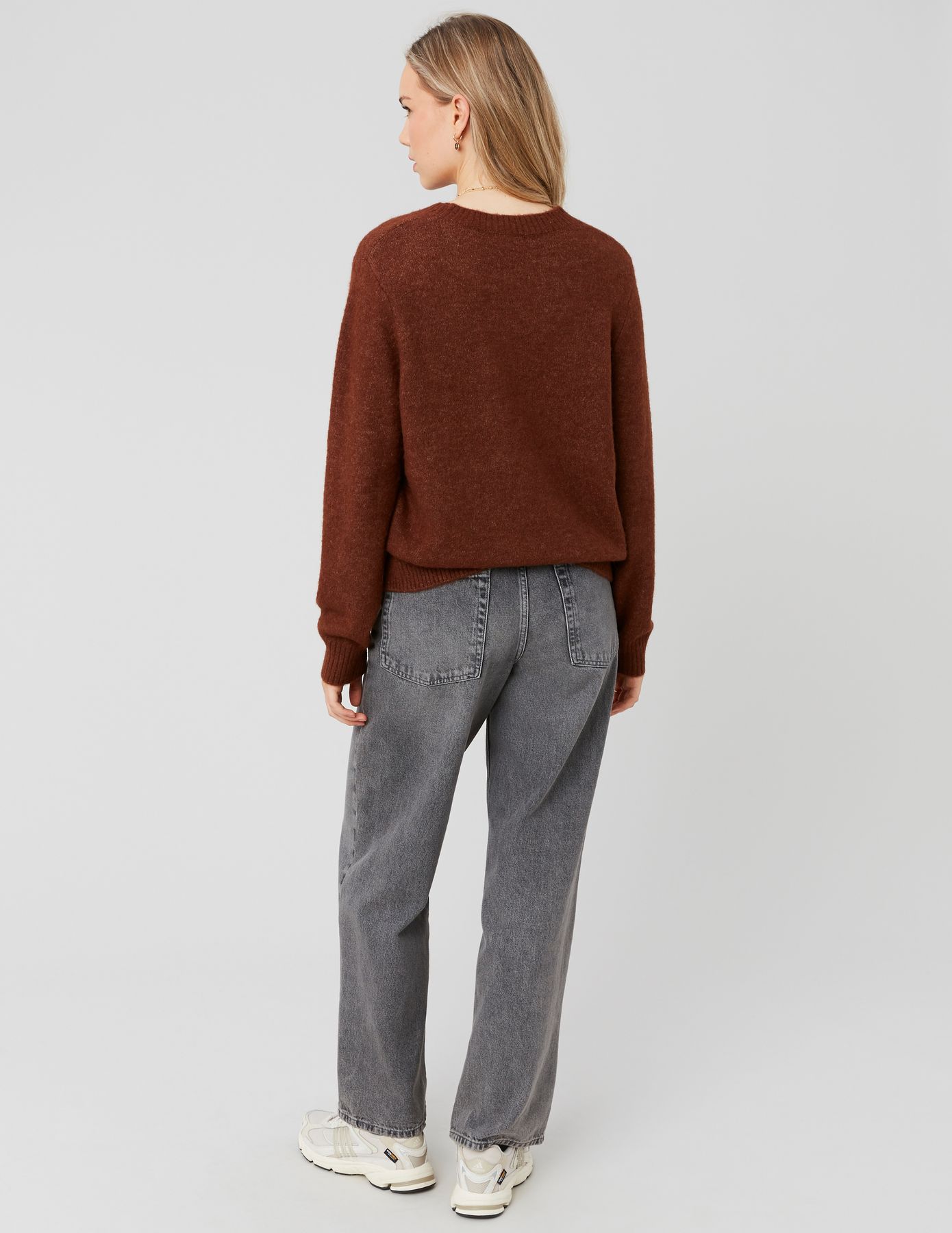 Pull col rond premium
