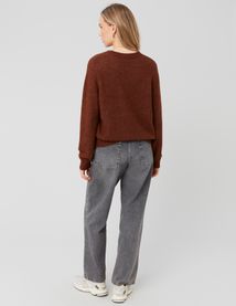 Pull col rond premium