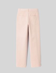 Pantalon straight velours