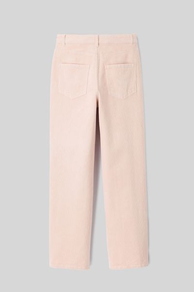Pantalon straight velours