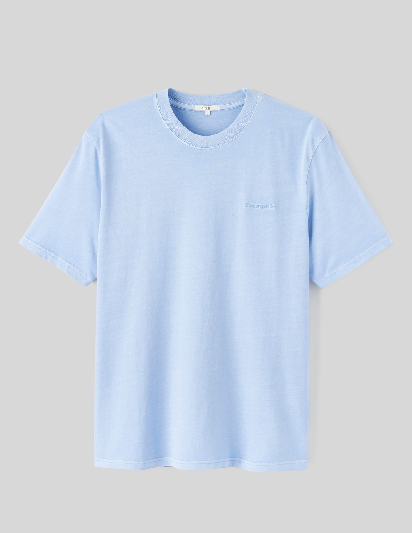 T-shirt broderie poitrine