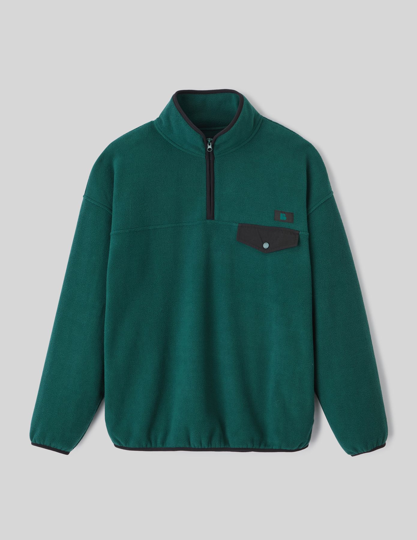 Polaire col montant zippé