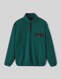 Polaire col montant zippé