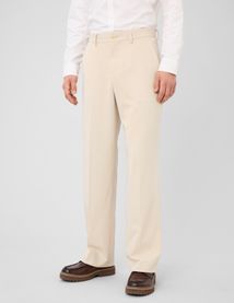 Pantalon urbain  fluide &agrave; plis