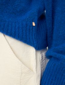 Pull col rond premium