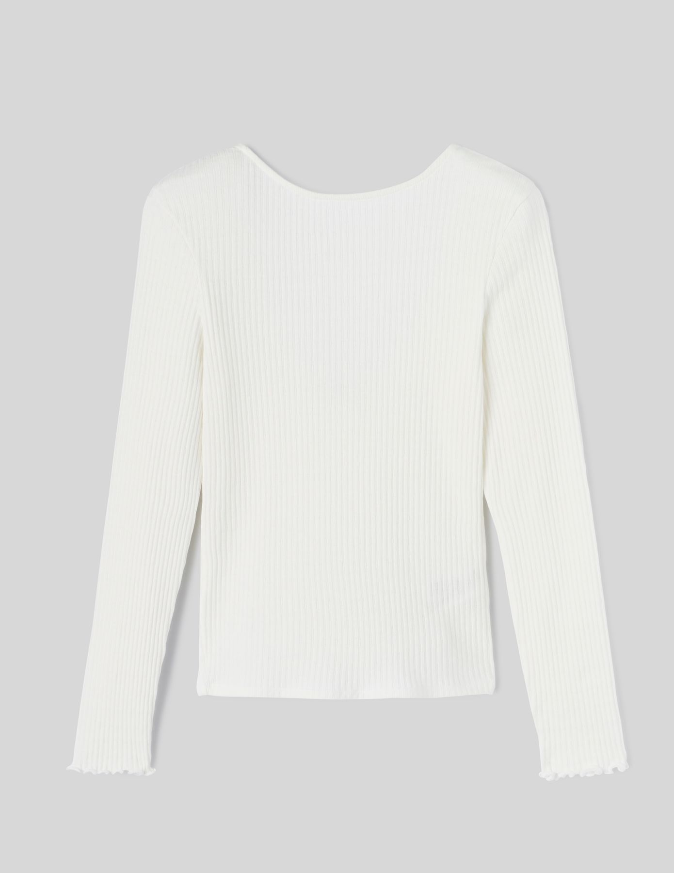 T-shirt dos nu manches longues