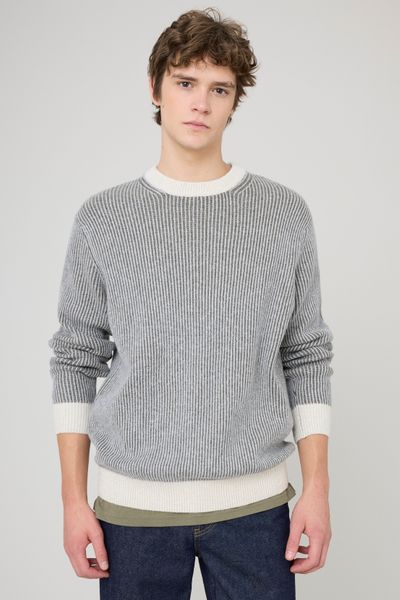 Pull bicolore
