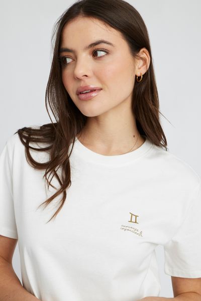 T-shirt imprimé signe astro gémeaux