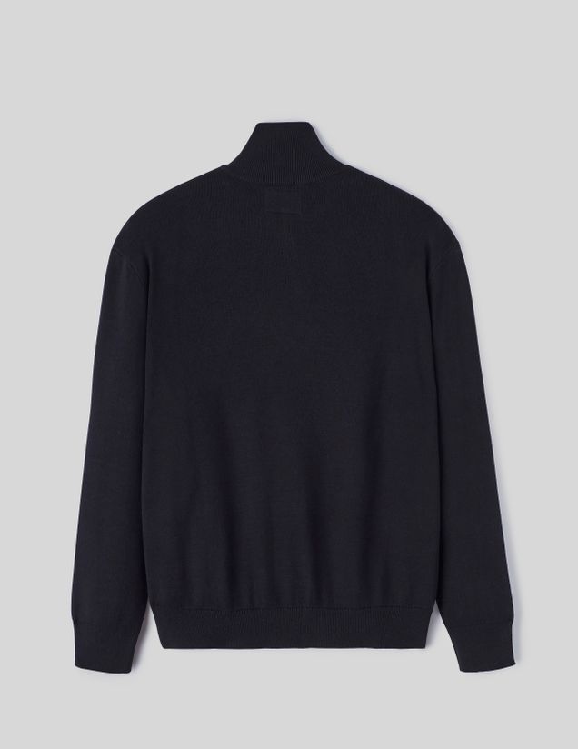 Pull col montant zipp&eacute;
