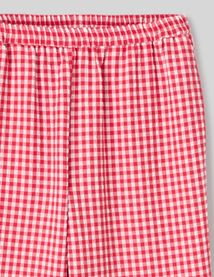 Pantalon fluide vichy