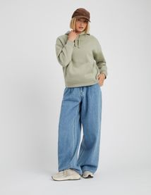 Sweat à capuche uni
