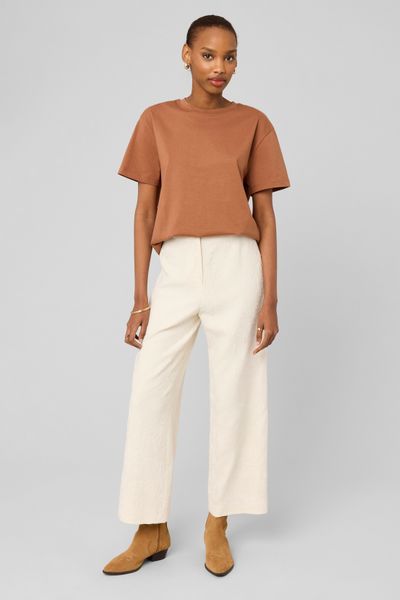 Pantalon fluide brod&eacute;