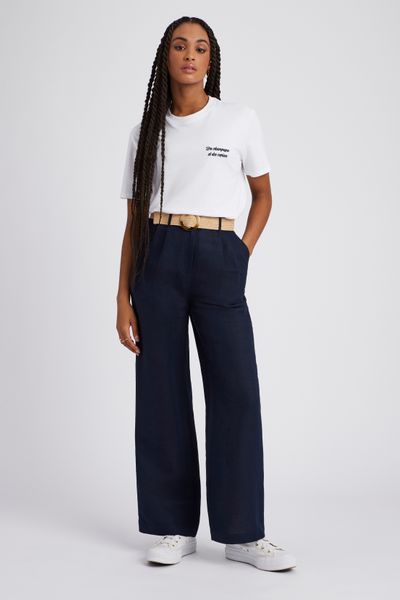 T-shirt manches courtes brod&eacute;