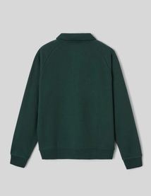 Sweat col polo zipp&eacute;