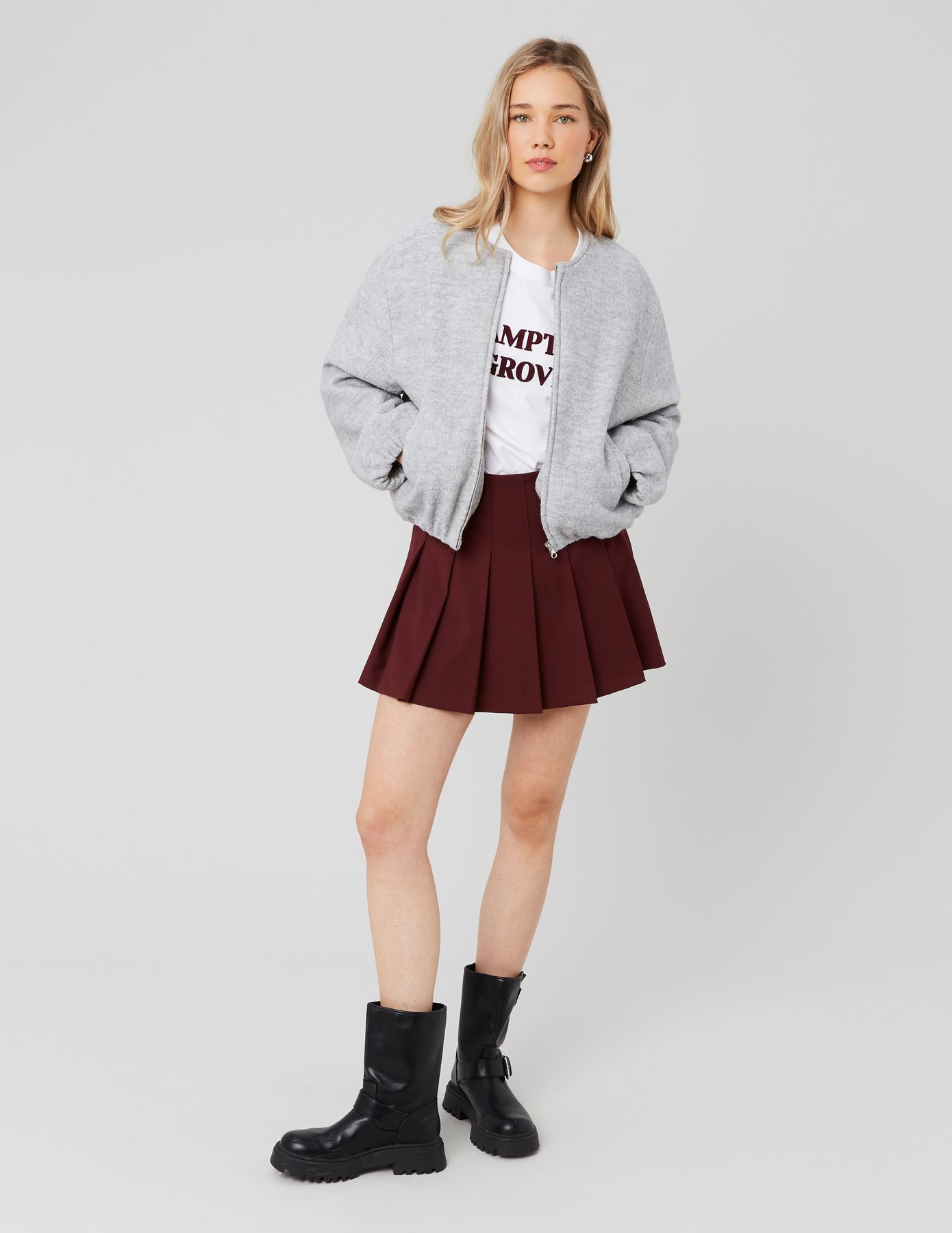 Veste boule en laine