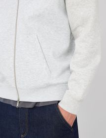 Sweat zippé ouverture double