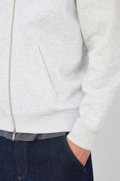 Sweat zippé ouverture double