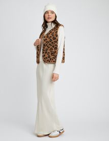 Jupe longue satin