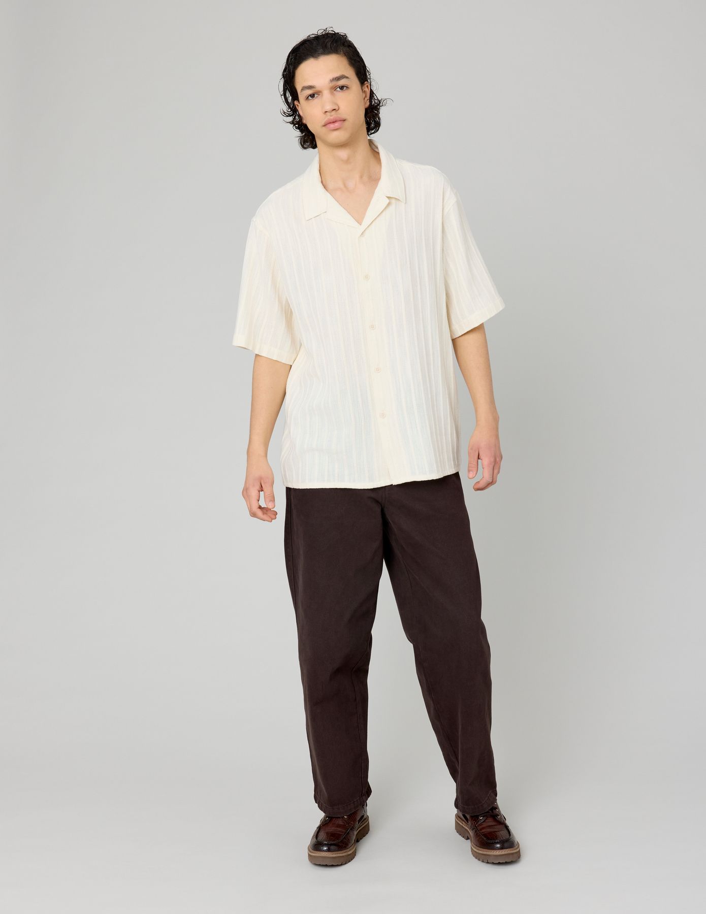 Pantalon chino large