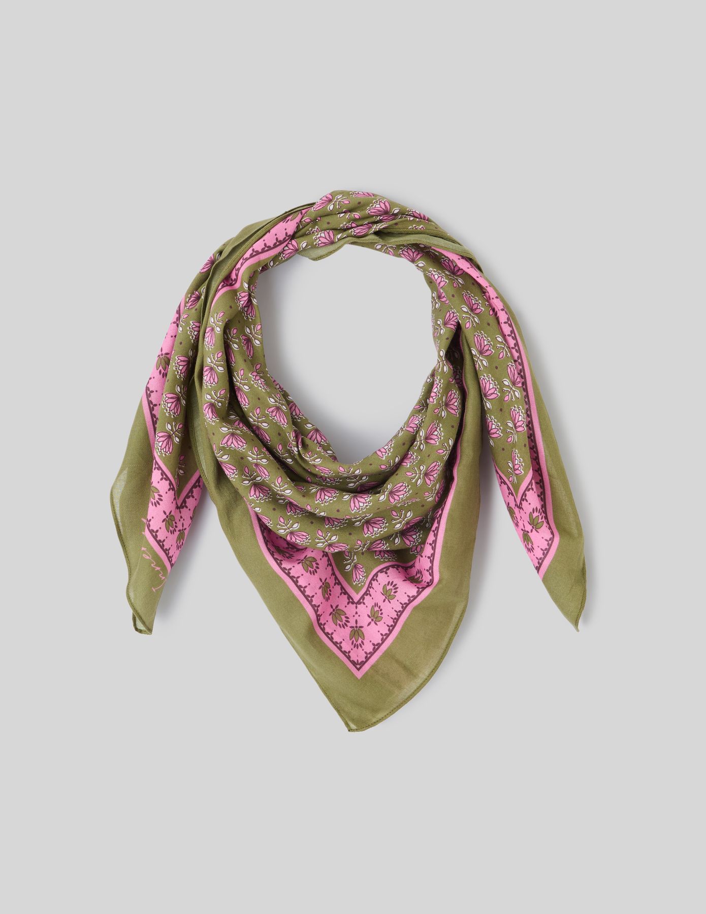 Grand foulard en coton